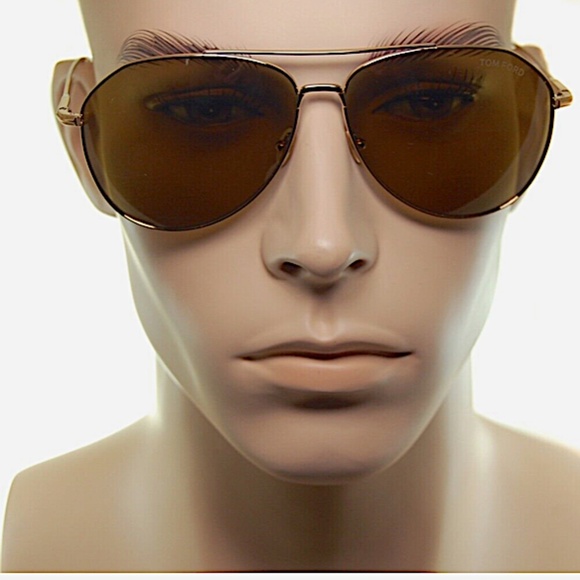TOM FORD  Titanium Cyrus Aviator Sunglasses TF747 Purple main image 6